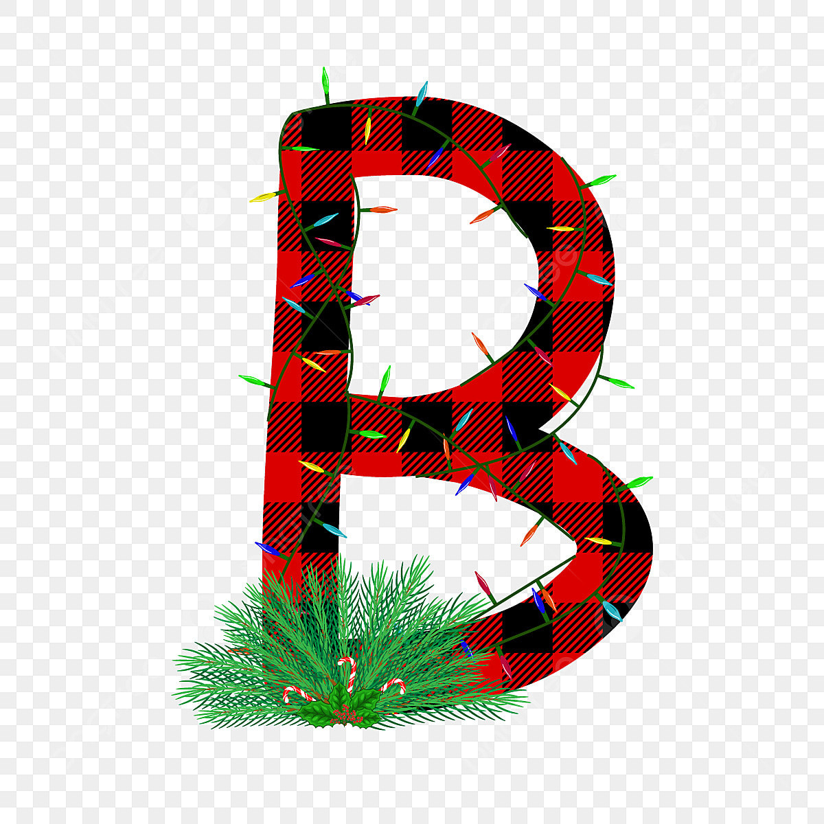 Christmas Alphabet Clipart Hd Png, Christmas Alphabet Light B for Christmas Alphabet Letters Free Download