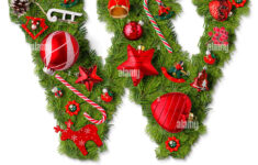 Christmas Alphabet Hi-Res Stock Photography And Images - Alamy regarding Christmas Alphabet Templates