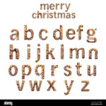 Christmas Alphabet Hi Res Stock Photography And Images   Alamy Throughout Christmas Alphabet Template