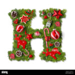 Christmas Alphabet Hi Res Stock Photography And Images   Alamy With Christmas Alphabet Templates