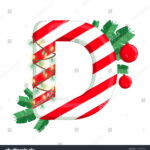 Christmas Alphabet Illustration Letter D Tree Stock Illustration Regarding Christmas Alphabet Letter D