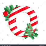 Christmas Alphabet Illustration Letter O Tree Stock Illustration Regarding Christmas Alphabet Letter O