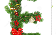 Christmas Alphabet Letter E Stock Image - Image Of Isolated, Ball for Christmas Alphabet Letter E