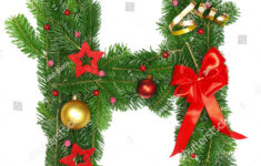 Christmas Alphabet Letter H Stock Photo 63657331 | Shutterstock pertaining to Christmas Alphabet Letter H
