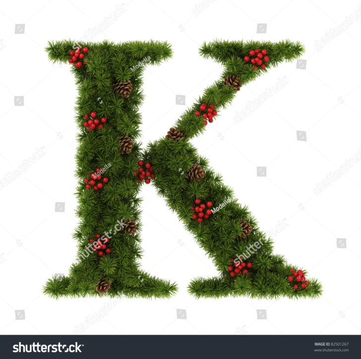 Christmas Alphabet Letter K