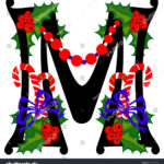 Christmas Alphabet Letter M Vector Version: Stock Vektorgrafik Intended For Christmas Alphabet Letter M Christmas Design