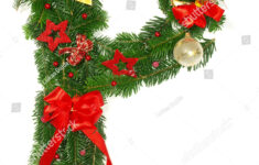 Christmas Alphabet Letter P Stock Photo 63657352 | Shutterstock in Christmas Alphabet Letter P
