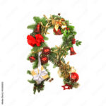 Christmas Alphabet Letter R Stock Foto | Adobe Stock Within Christmas Alphabet Letter R