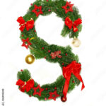 Christmas Alphabet Letter "S" Stock Foto | Adobe Stock With Christmas Alphabet Letters S