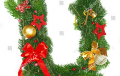 Christmas Alphabet Letter U Stock Photo 63657418 | Shutterstock within Christmas Alphabet Letter U
