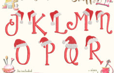 Christmas Alphabet Machine Embroidery Designs Pes Font Bx Font 2 throughout Machine Embroidery Christmas Alphabet