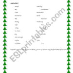 Christmas Alphabet Quiz   Esl Worksheetmarierose Throughout Christmas Alphabet Quiz