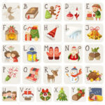 Christmas Alphabet. Stock Vector©Moonkin 60459725 Inside Christmas Items Alphabet