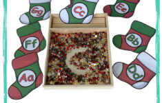 Christmas Alphabet Stockings - The Teacher Hero for Christmas Alphabet Stockings