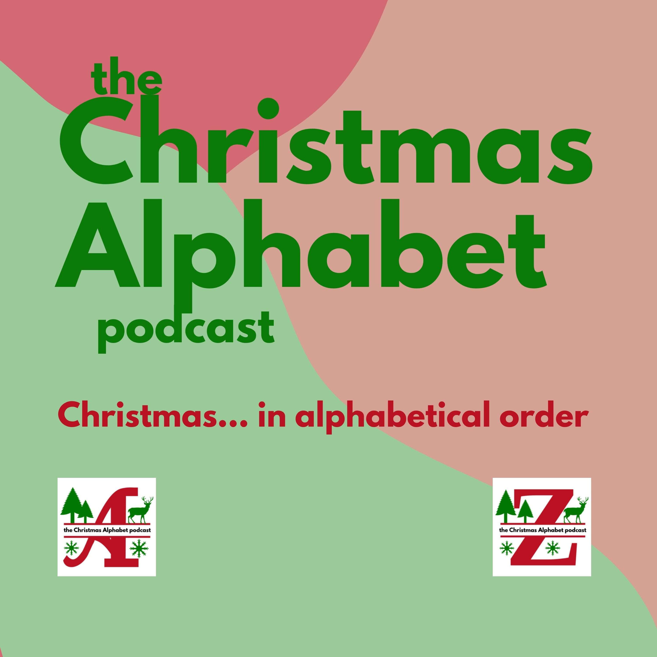 Christmas Alphabet throughout Christmas In Alphabetical Order