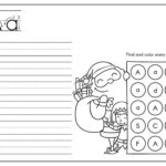 Christmas Alphabet Tracing Worksheets   Kids Activity Zone For Christmas Alphabet Worksheets For Kindergarten