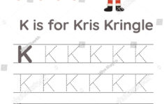 Christmas Alphabet Writing Preschool Kids Letter Stock Vector pertaining to Christmas Alphabet Writing