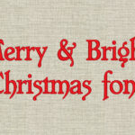 Christmas Font Handwriting Satin Stitch Curl Mini Font Machine In Machine Embroidery Christmas Alphabet