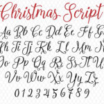 Christmas Fonts Weihnachtsschrift Monogramm Christmas Script Santa Font  Christmas Font Candy Cane Font Cursive Font Ttf Svg Png Bauernhaus  Schriftart Inside Christmas Alphabet Fonts