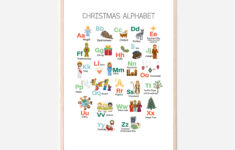 Christmas Kids Bible Alphabet, Nativity, Scripture Posters, Church within Religious Christmas Alphabet