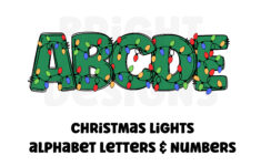 Christmas Lights Clipart Letters 300Dpi Transparent Png. 1 Set Of for Christmas Lights Alphabet Letters