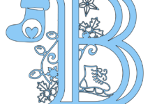 Christmas Svg Alphabet Letters (For Paper &amp; Vinyl) Extraordinary Chaos regarding Free Christmas Alphabet Svg
