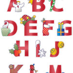 Christmas Things   Alphabet Stickers A M |D 1236358 With Christmas Alphabet Stickers