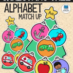 Christmas Tree Alphabet Match Up – English Created Resources With Regard To Christmas Tree Alphabet Match