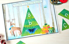 Christmas Tree Alphabet Matching Activity, Holiday Tree Abc in Christmas Tree Alphabet Match