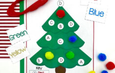 Christmas Tree Alphabet Matching - The Activity Mom in Christmas Tree Alphabet Match