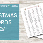 Christmas Words List From A To Z | Primarylearning For Christmas Related Alphabet