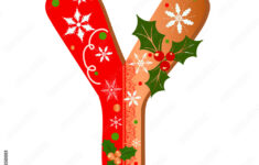 Cookie Alphabet Gingerbread, Letter Y Cookie Alphabet With inside Christmas Alphabet Letter Y