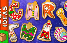 Diy Decorative Christmas Letters | Craft Ideas For Kids On Box Yourself in Christmas Alphabet Ideas