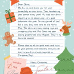 Free And Customizable Christmas Letter Templates | Canva With Regard To Secret Christmas Message Alphabet