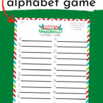 Free Christmas Alphabet Game For A Fun Holiday Activity Throughout Christmas Alphabet Game Printable