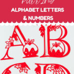 Free Christmas Pudding Svg Alphabet ⋆ Extraordinary Chaos Throughout Free Christmas Alphabet Svg