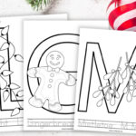 Free Printable Christmas Alphabet Coloring Pages For Preschoolers Inside Free Christmas Alphabet Printables