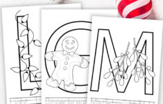 Free Printable Christmas Alphabet Coloring Pages For Preschoolers within Printable Christmas Alphabet Letters Free