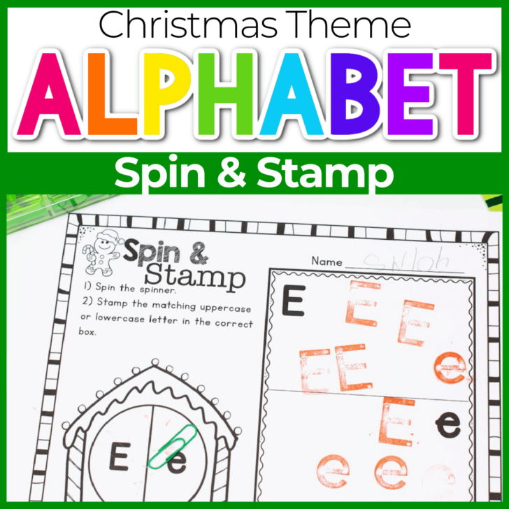 Free Printable Christmas Alphabet Game