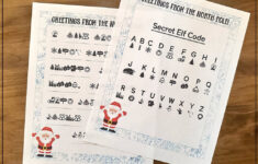 Free Printable Elf On The Shelf Secret Message » Minordiy for Secret Christmas Message Alphabet