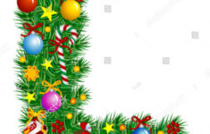 Letter L Christmas Tree Decoration Alphabet Stock Vector (Royalty with regard to Christmas Alphabet Letter L