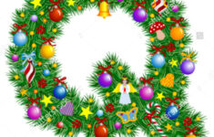 Letter Q Christmas Tree Decoration Alphabet Stock Vector (Royalty inside Christmas Alphabet Letter Q