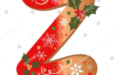 Letter Z Cookie Alphabet Vector Christmas Stock Vector (Royalty for Christmas Alphabet Letter Z
