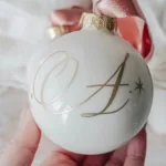 Luxury Alphabet Christmas Bauble   Holly & Co In Glass Alphabet Christmas Ornaments