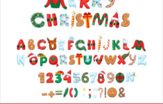 Merry Christmas Alphabet Christmas Doodle Font Merry Christmas intended for Christmas Alphabet Fonts