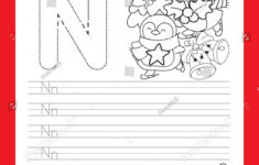 Merry Christmas Alphabet Letter Tracing Stock Vector (Royalty Free regarding Christmas Alphabet Tracing