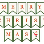 Merry Christmas For Letters   15 Free Pdf Printables | Printablee With Printable Christmas Letters Of The Alphabet