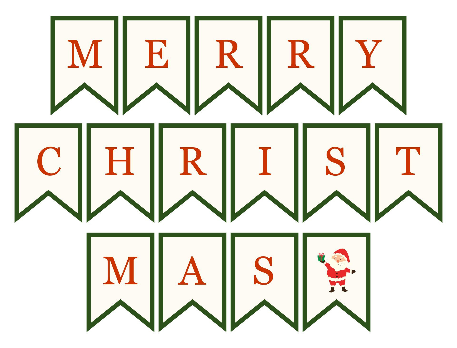 Merry Christmas For Letters - 15 Free Pdf Printables | Printablee with Printable Christmas Letters of the Alphabet