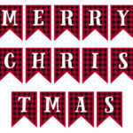 Merry Christmas Lettering   15 Free Pdf Printables | Printablee For Free Christmas Alphabet Letters Printable Free Pdf