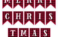 Merry Christmas Lettering - 15 Free Pdf Printables | Printablee for Free Christmas Alphabet Letters Printable Free Pdf